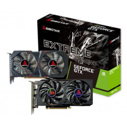 BIOSTAR GeForce GTX™ 1660 Ti  6GB GDDR6, 192bit, 1770/12000Mhz, CUDA: 1536 processing, 1xDVI, 1xHDMI, 1xDP,  Dual fan, 8pin x1, Retail (VN1666TF69)